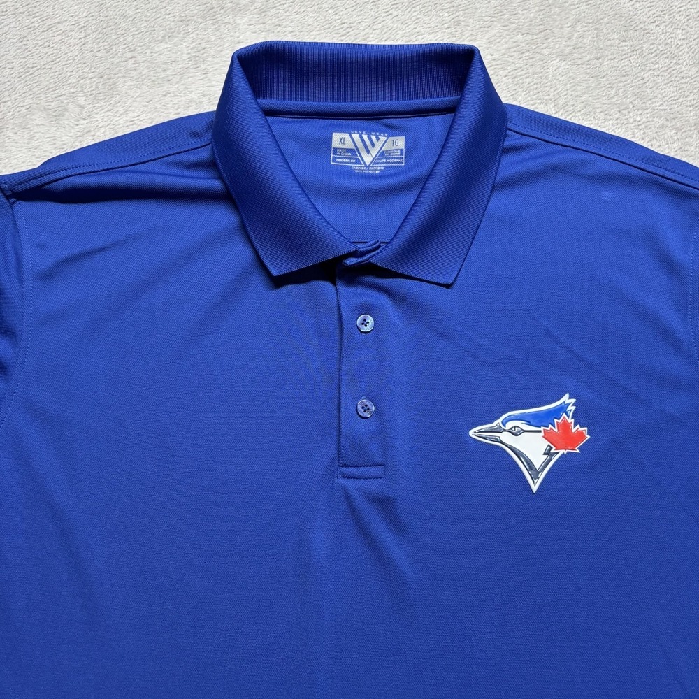Levelwear Toronto Blue Jays Sector Button‎ Polo Men's XL